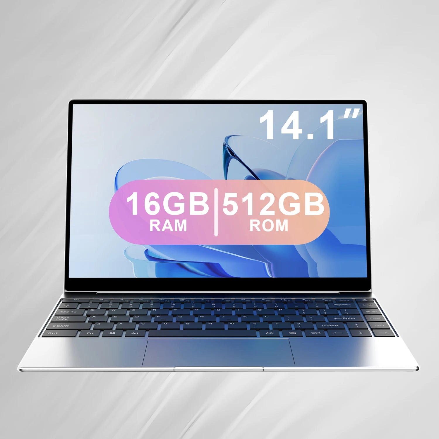 Ultra Slim Laptop 14.1" 16GB RAM 2TB SSD Intel N3700 Gaming PC 1920*1080 Display Office Study Computer PC Windows 11 Pro