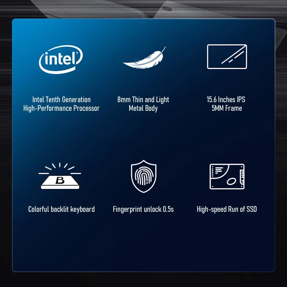 2025 Laptop 15.6 Inch IPS Screen 16GB RAM Intel Celeron 11th N5095 Netbook Windows 10 11 Pro Office Notebook Pc Portable