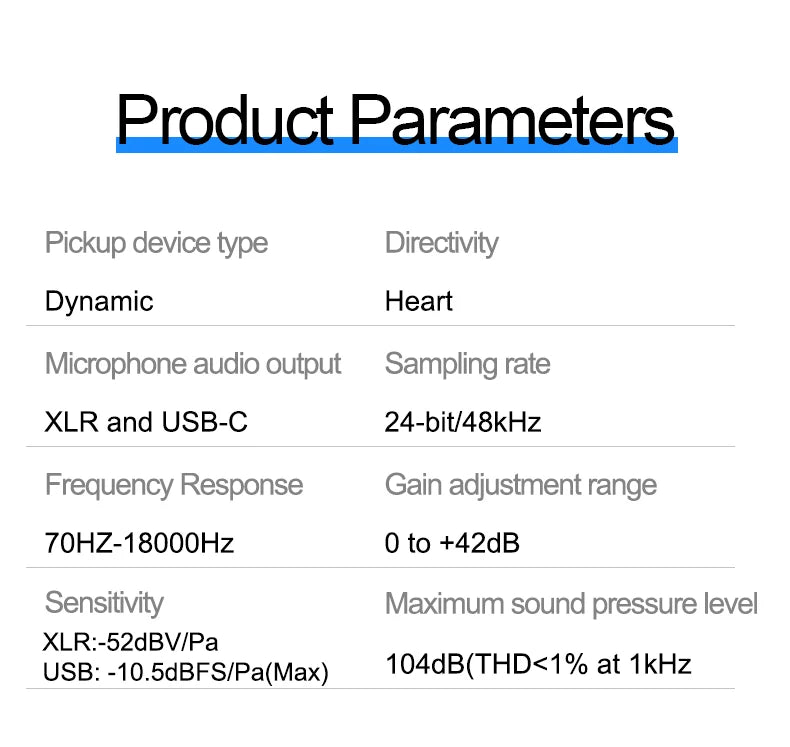 Convenient USB RGB dynamic microphone for live broadcast, podcast recording, game live broadcast XLR/USB dynamic microphone M1PR